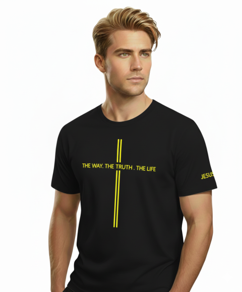 Tshirt Masculina "The Way The Truth The Life"